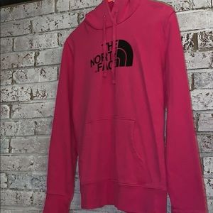 Pink North Face Hoodie